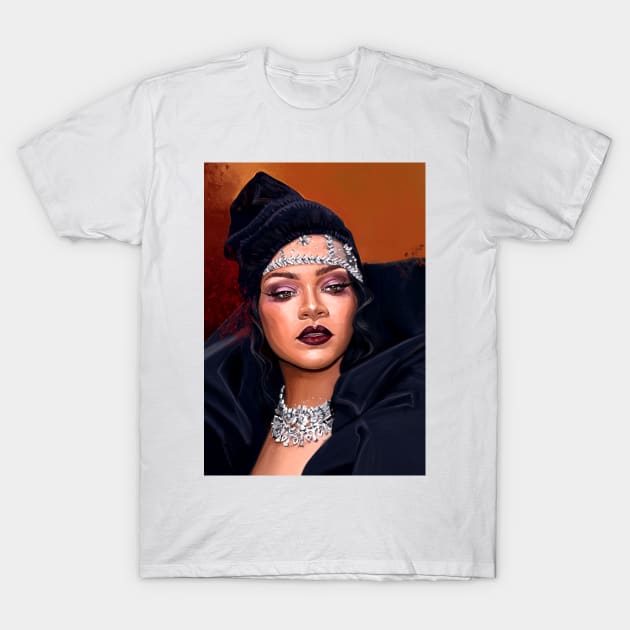 Rihanna T-Shirt by dmitryb1